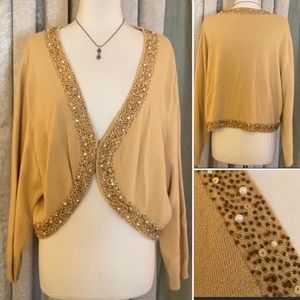 INC International Concepts Angora Beaded Sweater